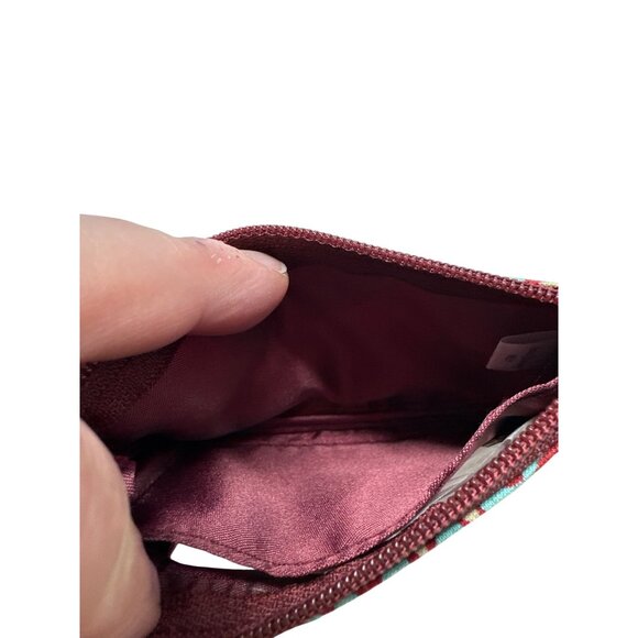 Vera Bradley Lighten Up Zip ID Case Resort Medallion - Picture 4 of 7